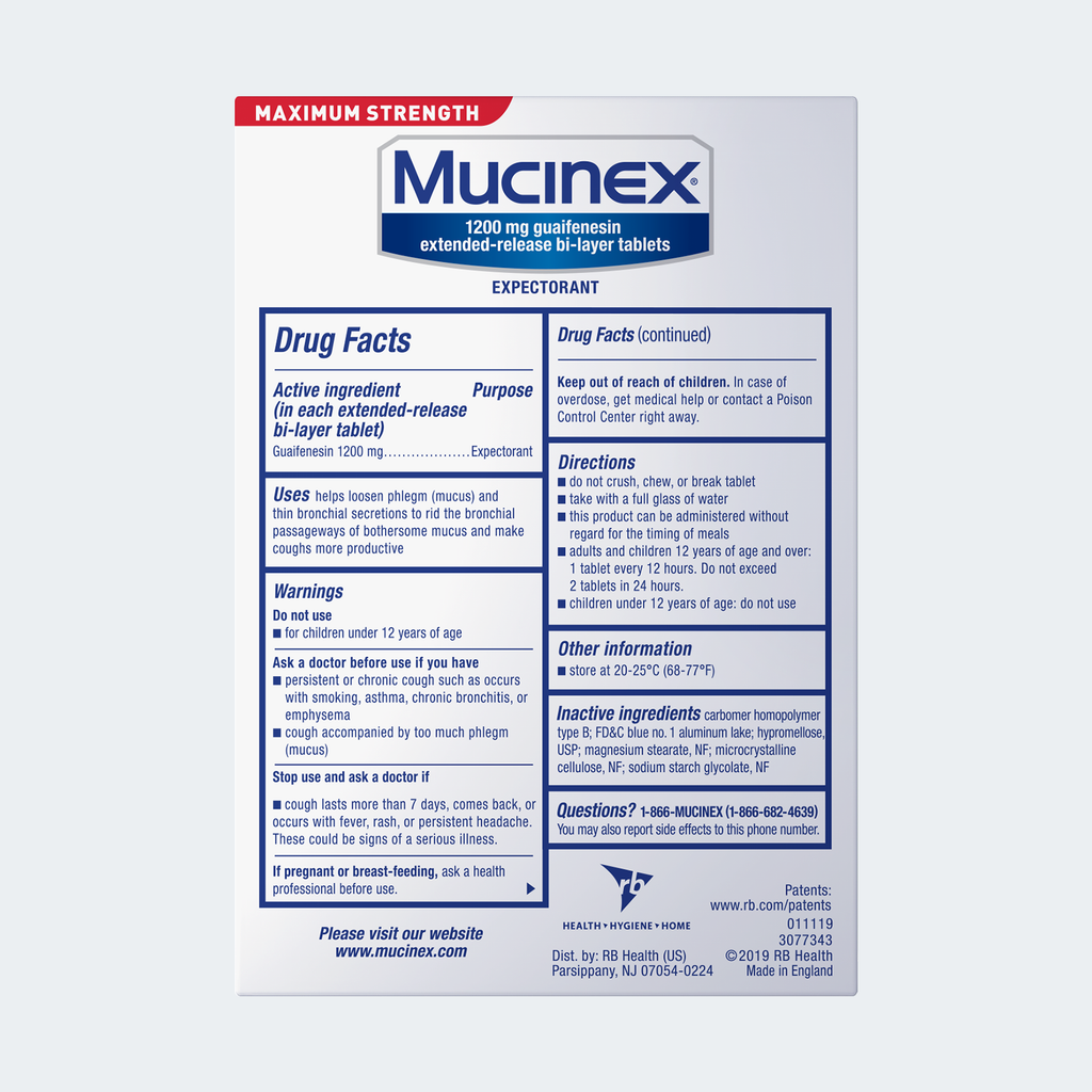 MUCINEX FSTMX GC 200-10MG 16 LQGL