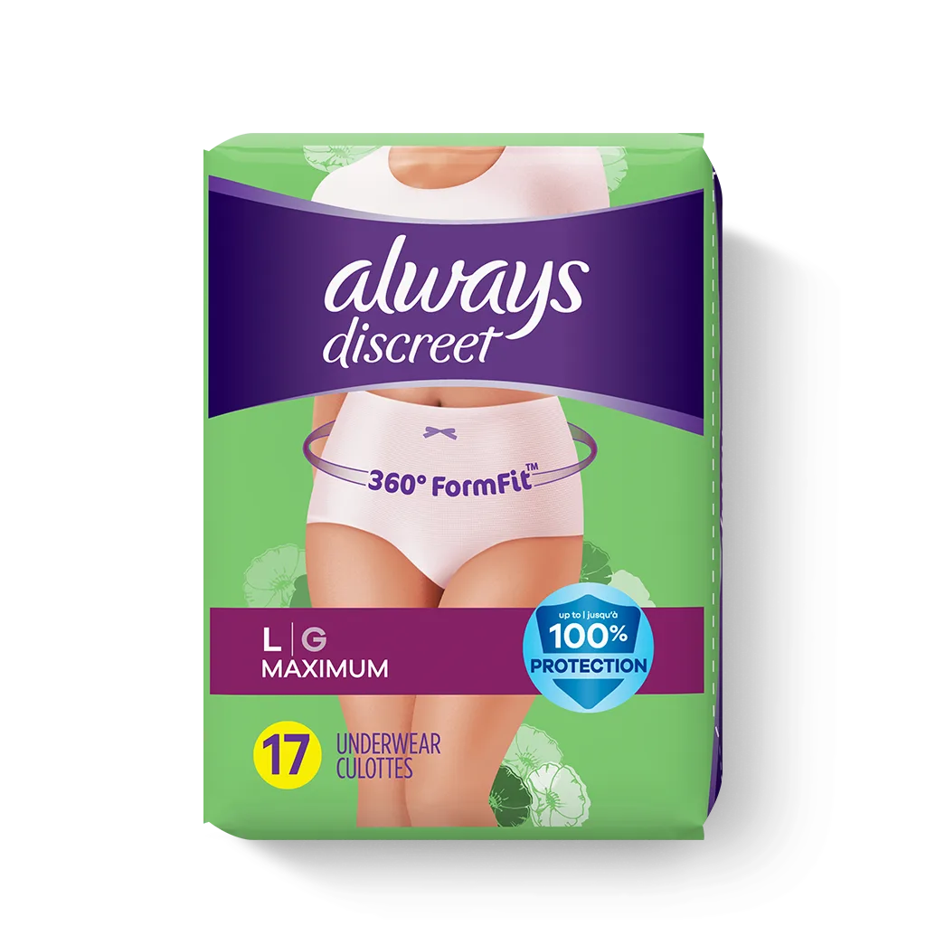 ALWAYS DISCREET BTQU MAX XL U/G 16CT