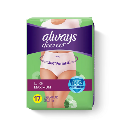 ALWAYS DISCREET BTQU MAX XL U/G 16CT