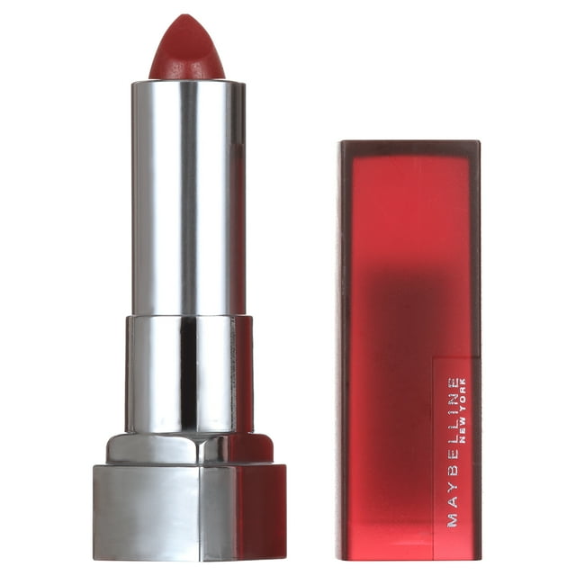 MAYBELLINE New York Color Sensational The Mattes Matte Finish Lipstick Makeup, 695 Divine Wine, 0.15 oz