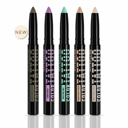 MAYBELLINE New York Color Tattoo Eye Stix Long Lasting Multi-Use Eyeshadow Stick, Liner & Primer, 135 I Am Cheeky, 0.05 oz