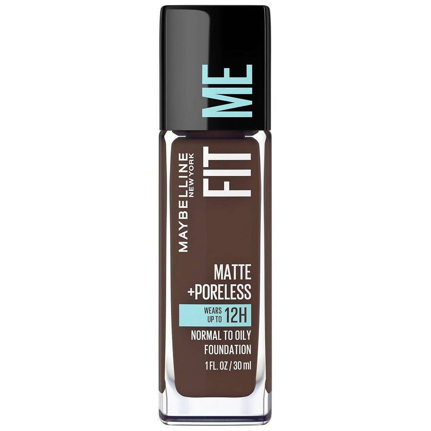 MAYBELLINE New York Fit Me Matte + Poreless Foundation Makeup, 380 Espresso, 1 oz