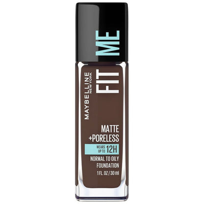 MAYBELLINE New York Fit Me Matte + Poreless Foundation Makeup, 380 Espresso, 1 oz