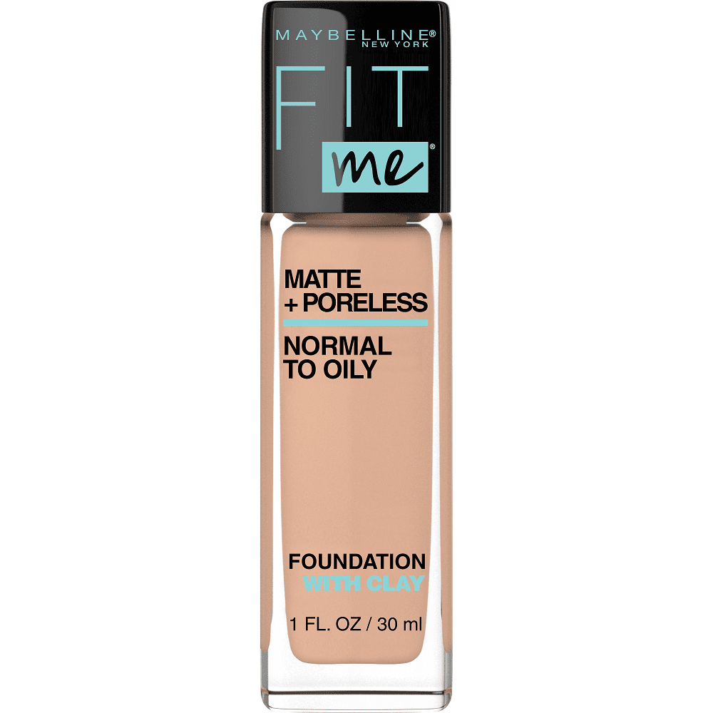 MAYBELLINE New York Fit Me Matte + Poreless Foundation Makeup, 222 True Beige, 1 oz