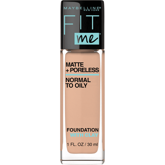 MAYBELLINE New York Fit Me Matte + Poreless Foundation Makeup, 222 True Beige, 1 oz