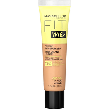 MAYBELLINE New York Fit Me Tinted Moisturizer Natural Coverage Face Makeup, 220, 1 oz