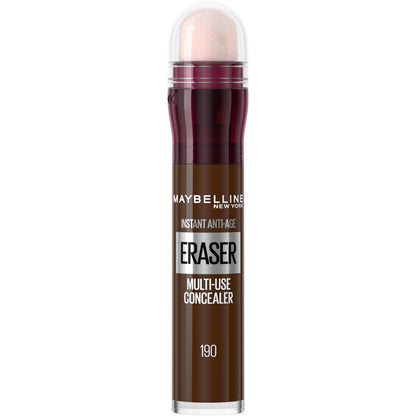 MAYBELLINE New York Instant Age Rewind Eraser Multi-Use Concealer, Medium to Full Coverage, 190, 0.2 oz