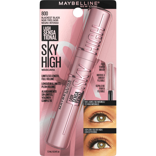 MAYBELLINE New York Lash Sensational Body Full Volume Lifting Waterproof Mascara, 904 Very Black