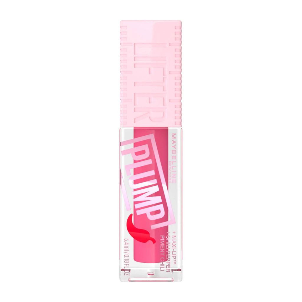 MAYBELLINE New York Lifter Plump Lip Plumping Gloss Makeup, 003 Pink Sting, 0.18 oz