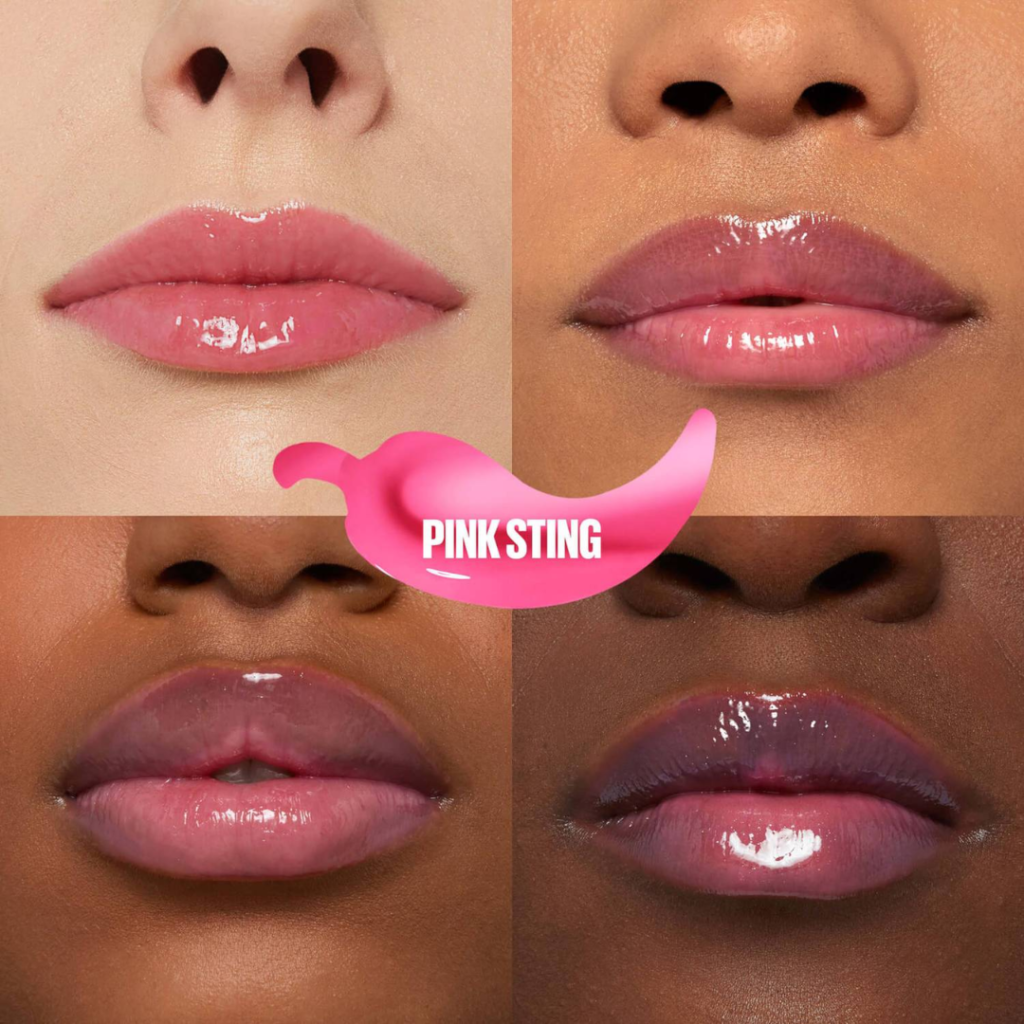 MAYBELLINE New York Lifter Plump Lip Plumping Gloss Makeup, 003 Pink Sting, 0.18 oz