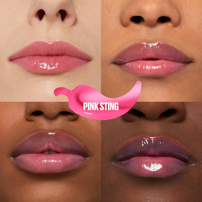 MAYBELLINE New York Lifter Plump Lip Plumping Gloss Makeup, 003 Pink Sting, 0.18 oz