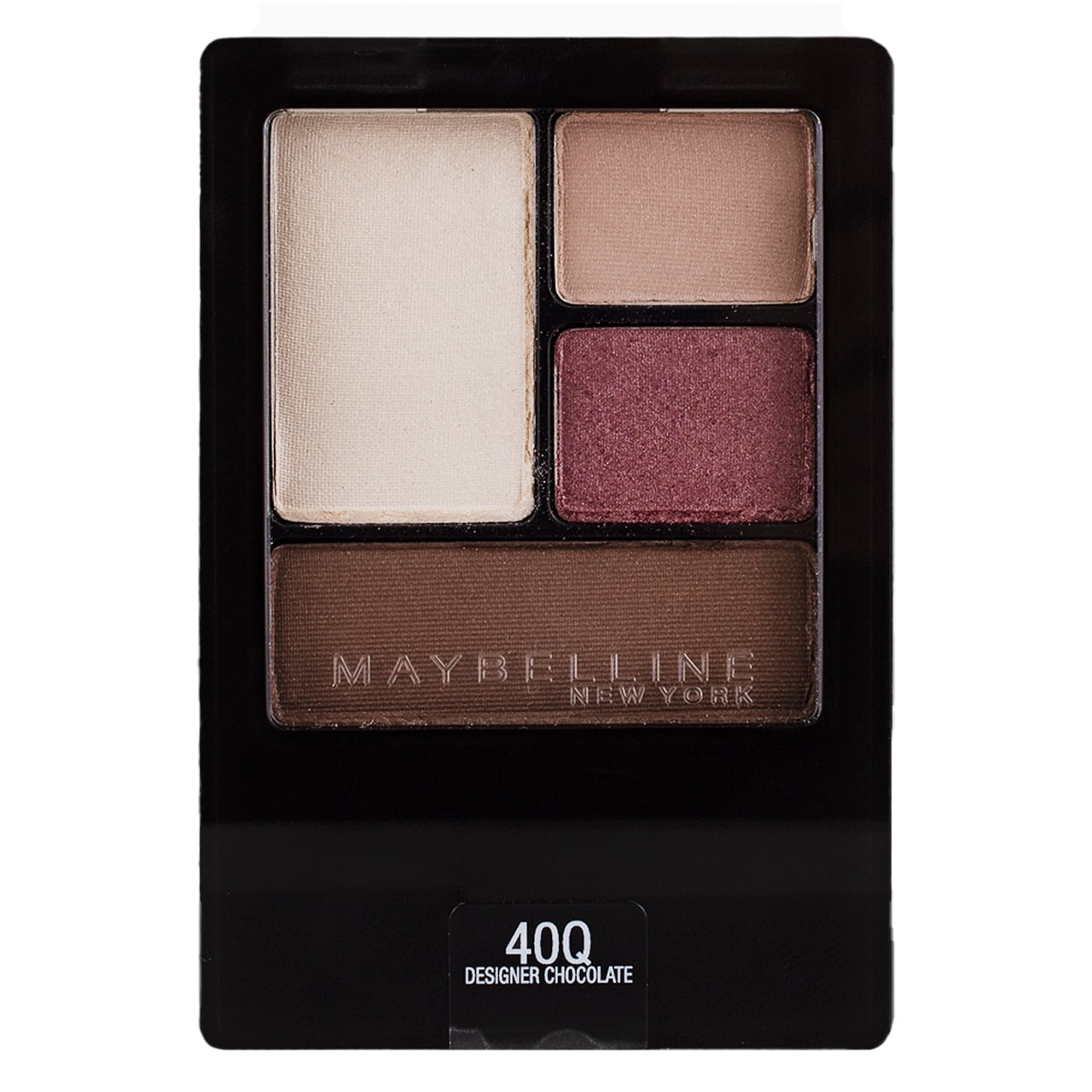 MAYBELLINE New York Expert Wear Eyeshadow Quads, 40Q Designer Chocolates