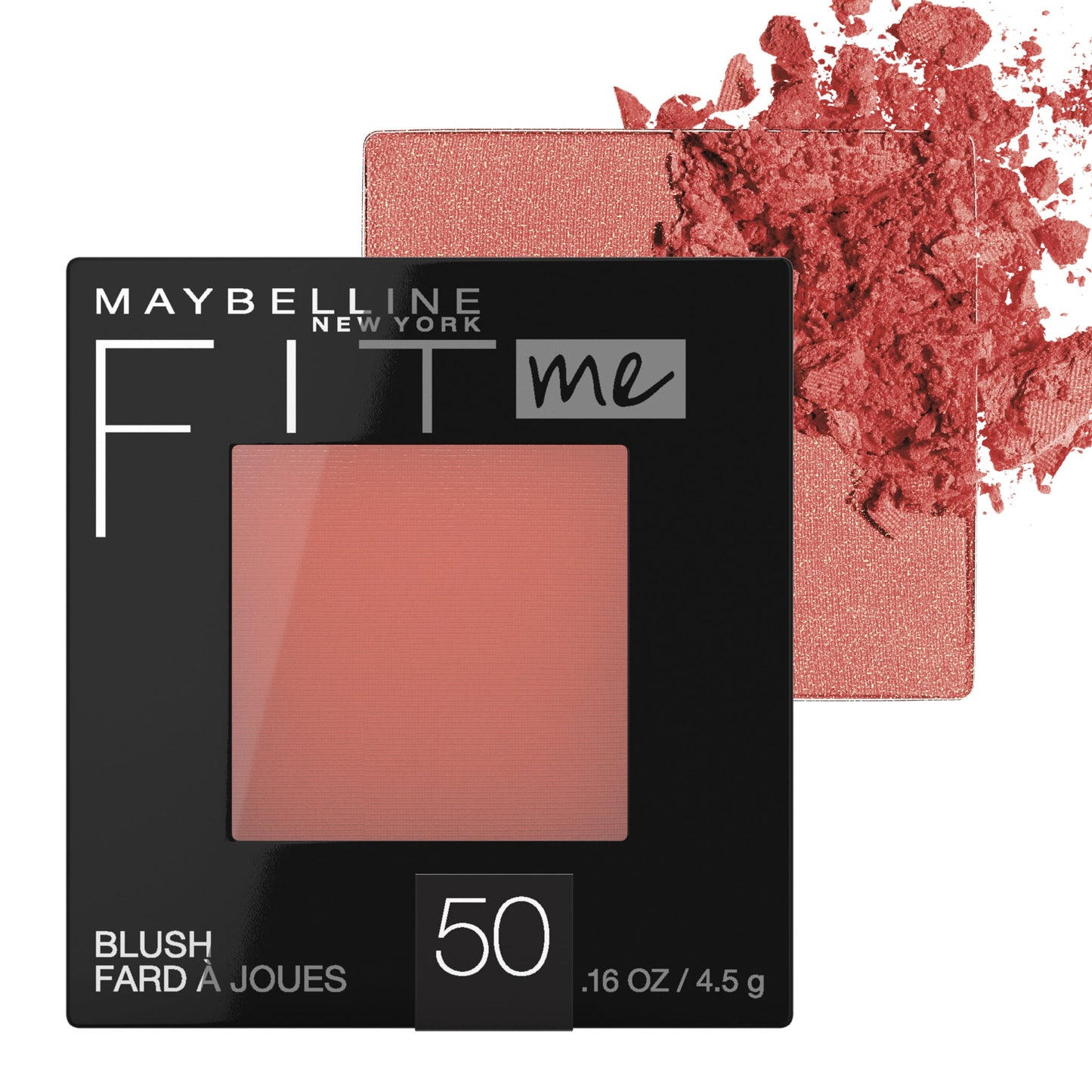 MAYBELLINE New York Fit Me Blush Face Makeup, 050 Wine, 0.16 oz
