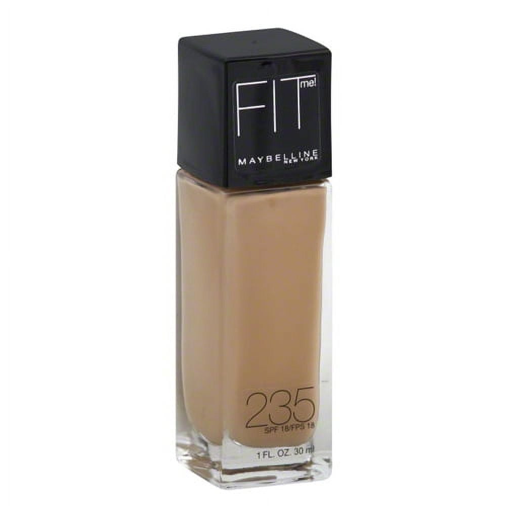 MAYBELLINE New York Fit Me Dewy + Smooth Foundation Makeup, 235 Pure Beige, 1 oz