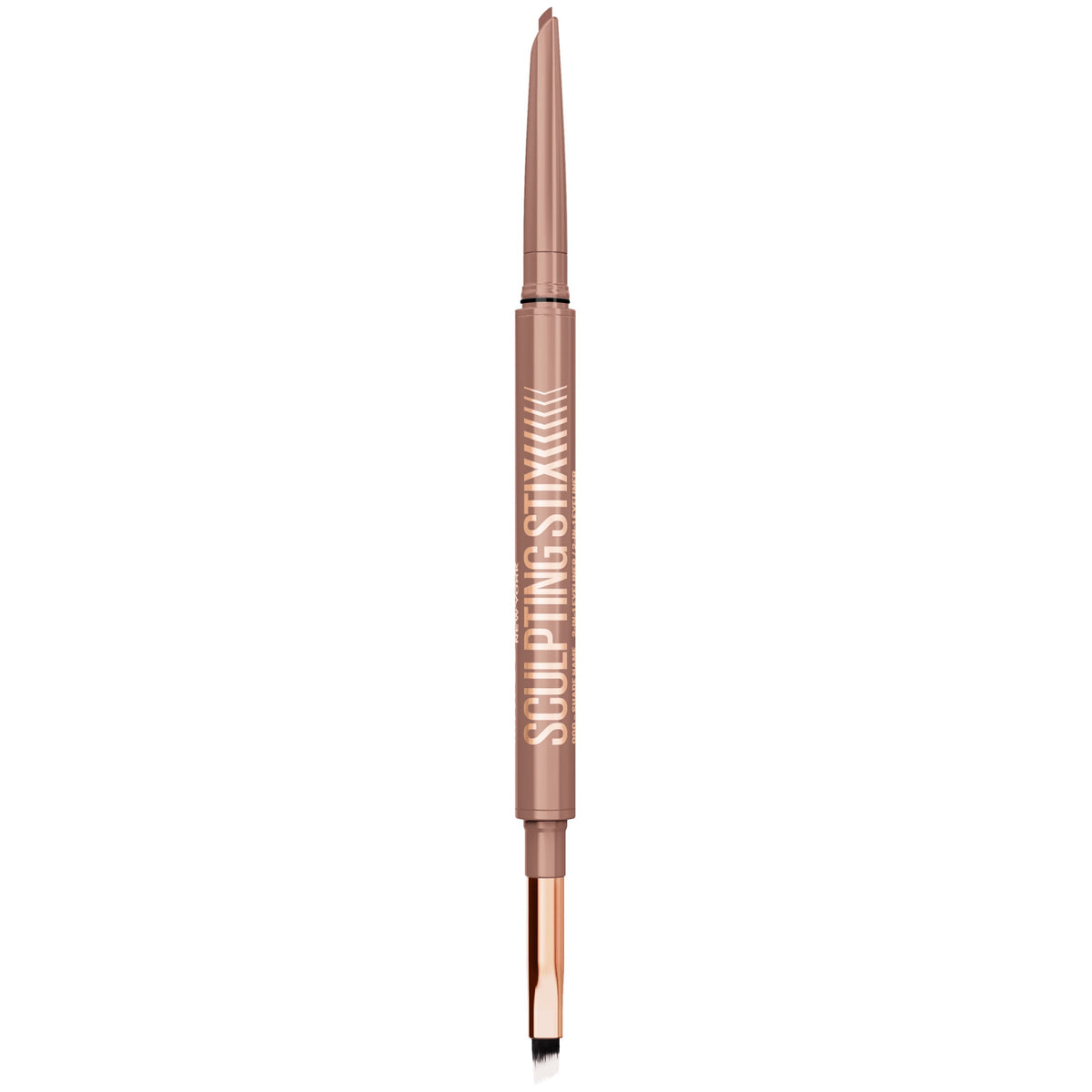 MAYBELLINE New York Sculpting Stix Double-Ended Eyeliner Pencil with Brush, 012 Hazy Taupe