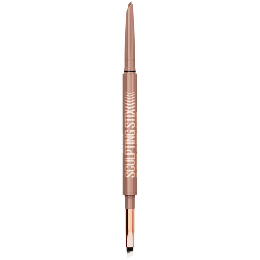 MAYBELLINE New York Sculpting Stix Double-Ended Eyeliner Pencil with Brush, 012 Hazy Taupe