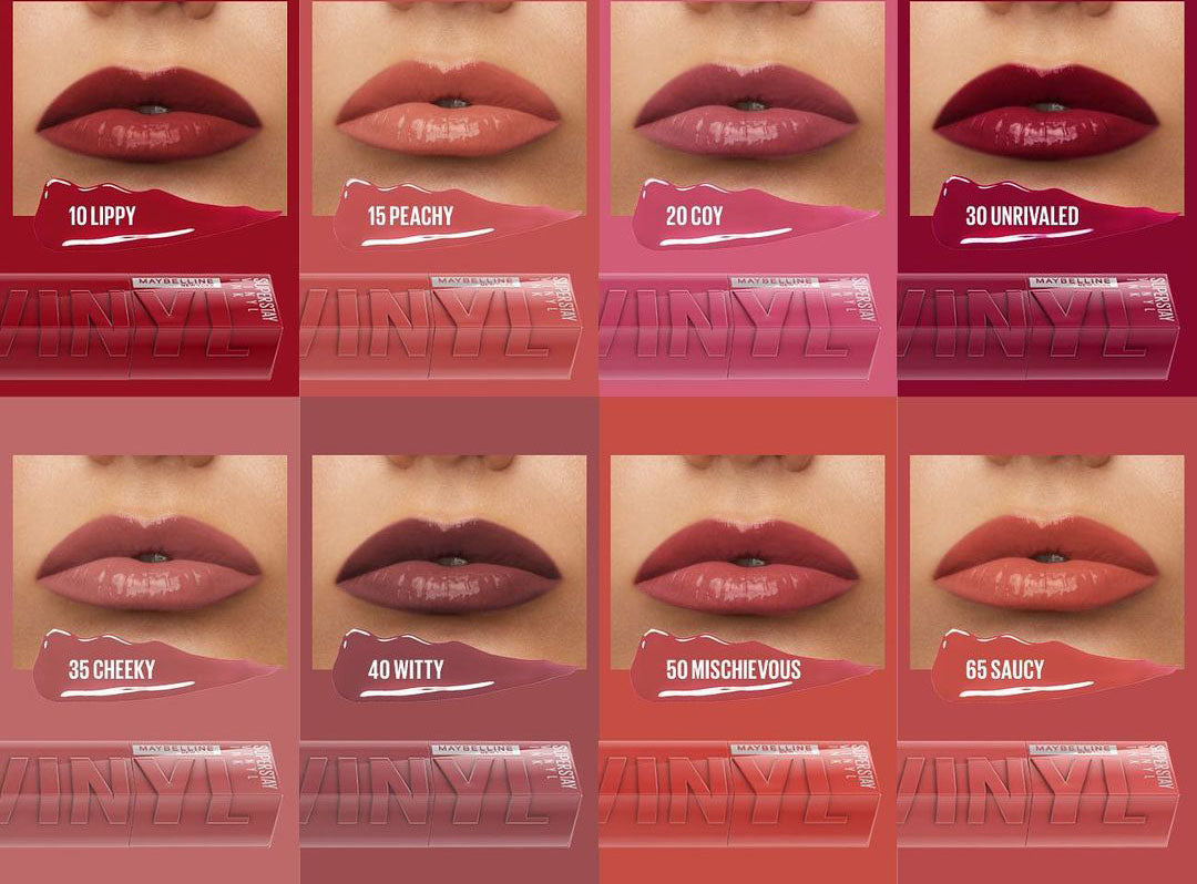 MAYBELLINE New York Super Stay Vinyl Ink Longwear Liquid Lipcolor, 030 Unrivaled, 0.14 oz