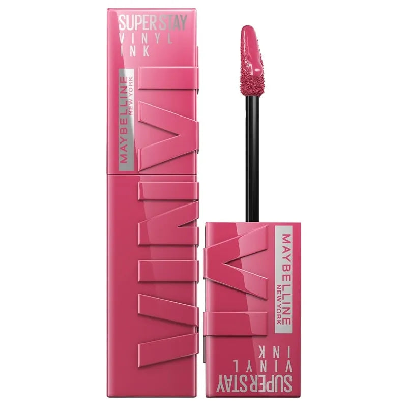 MAYBELLINE New York Super Stay Vinyl Ink Longwear Liquid Lipcolor, 120 Punchy, 0.14 oz