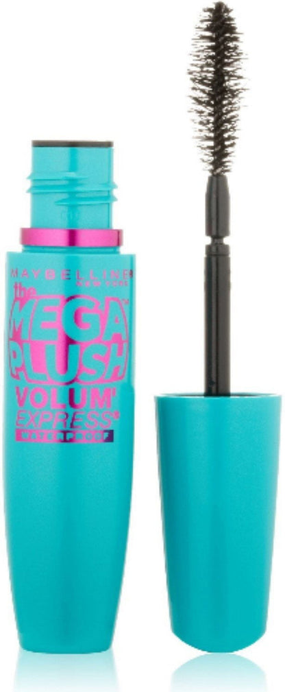 MAYBELLINE New York Mega Plush® Waterproof Mascara, 275 Very Black, 0.3 oz