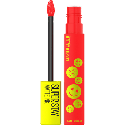 MAYBELLINE New York Super Stay Matte Ink Liquid Lip Color, Moodmakers Lipstick Collection, Pleasure Seeker