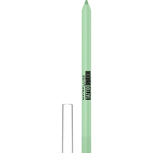 Maybelline Tattoo Studio Sharpenable Gel Pencil Waterproof Longwear Eyeliner, Lime Smash, 0.04 oz