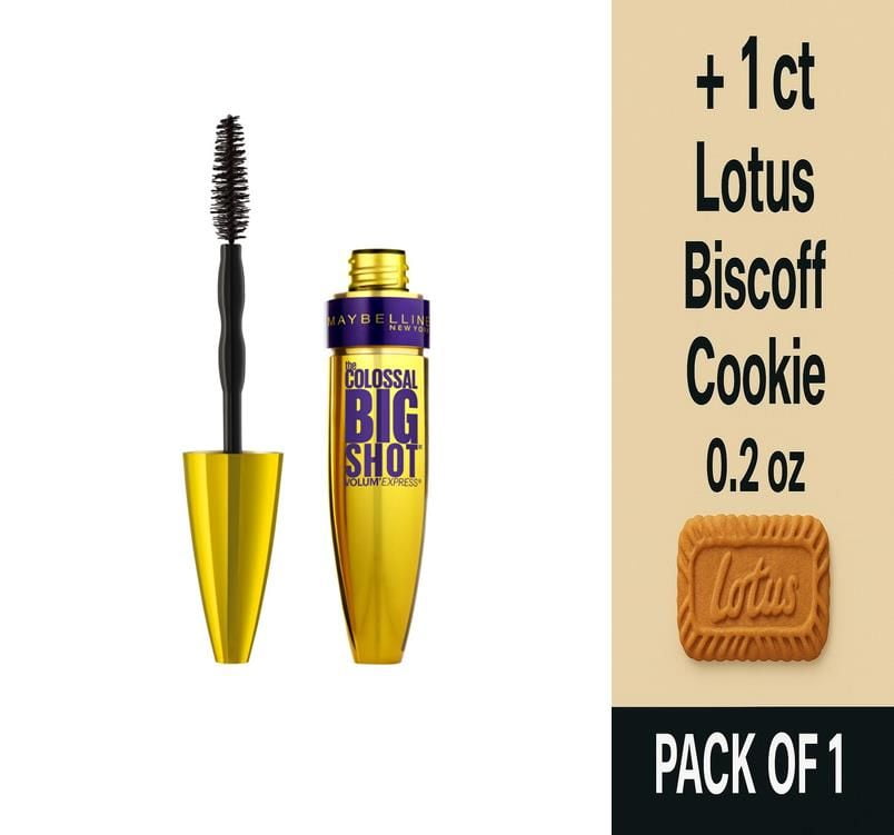 MAYBELLINE New York The Colossal Big Shot Volum' Express Washable Mascara, 224 Very Black, 0.33 oz