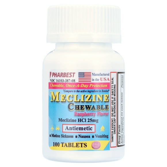 MECLIZINE HCL TB 50MG 100
