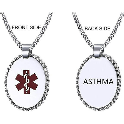 MED ID NECKLACE JW BLANK