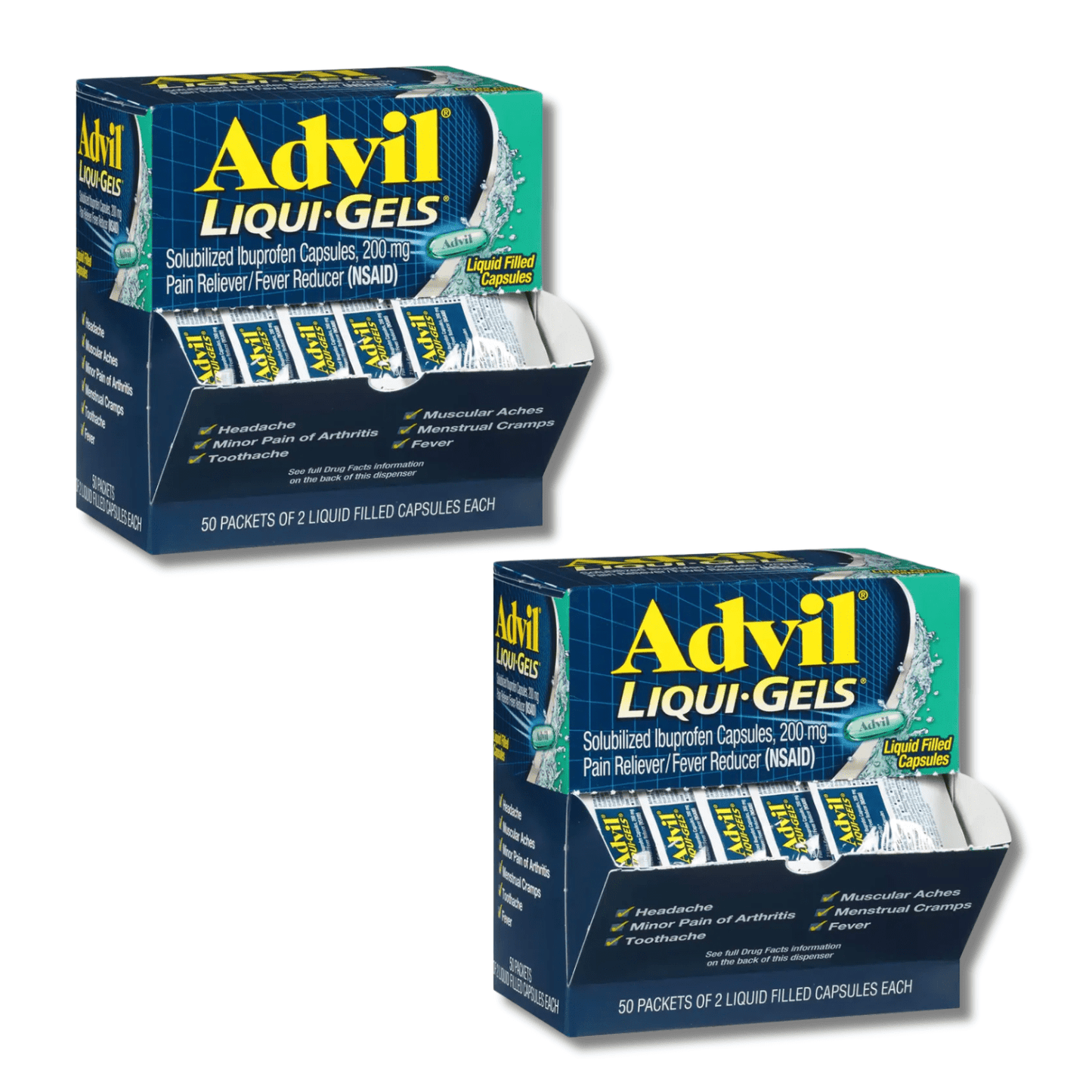ADVIL DISPENSER TABLET 50X2PK