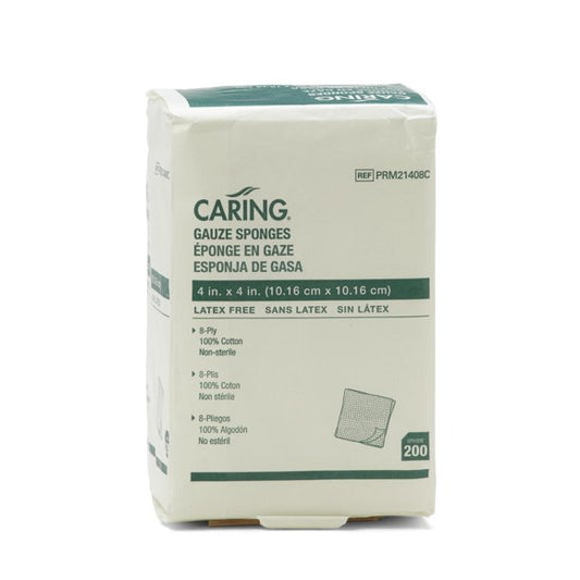 GAUZE SG 4X4N 25X2 STR LF 12PL