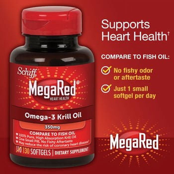 MEGARED OMEGA-3 KRILL OIL 350MG SGC 60CT