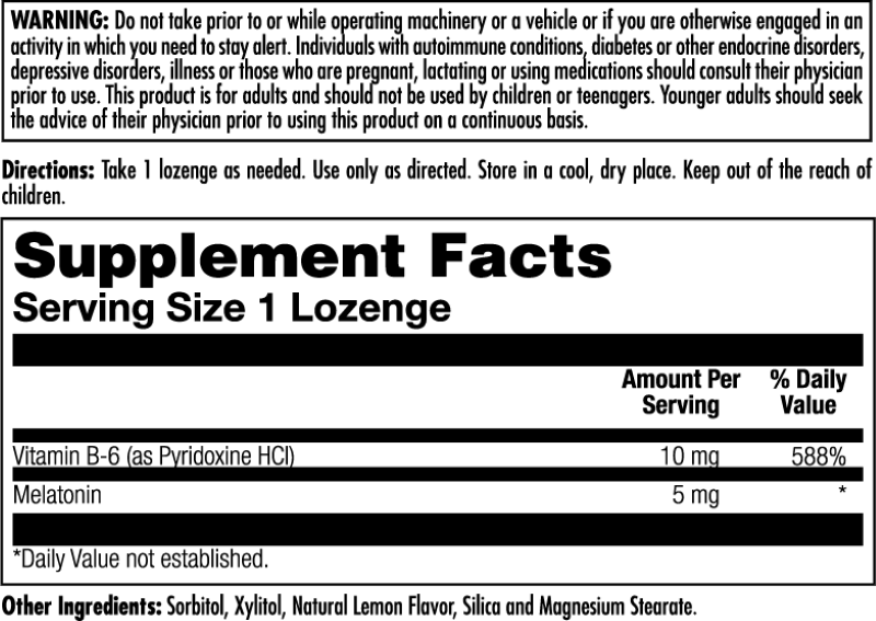 MELATONIN 5MG QK DSLV LOZ 90CT SUNDWN