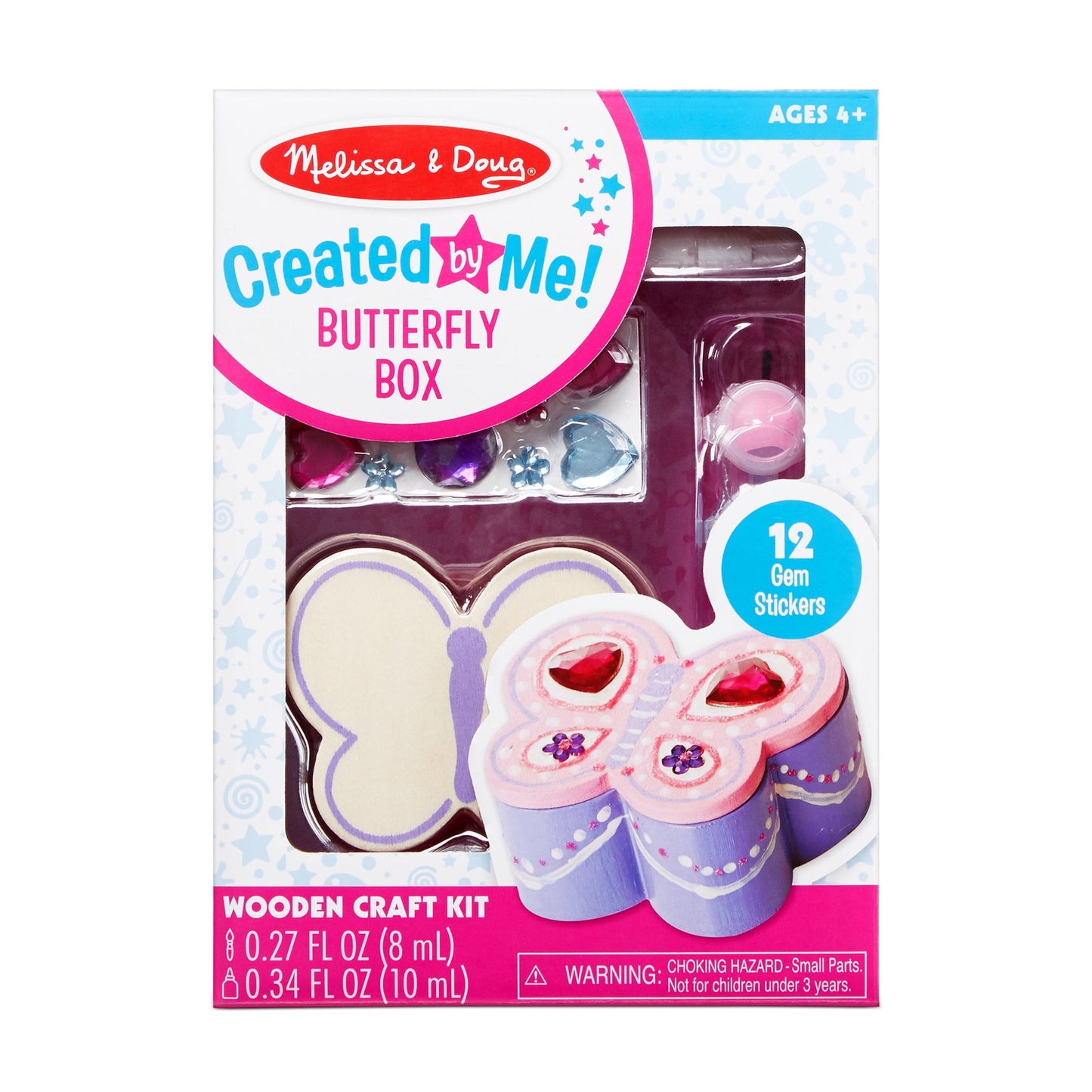 Melissa & Doug Created by Me! Heart Box Wooden Craft Kit