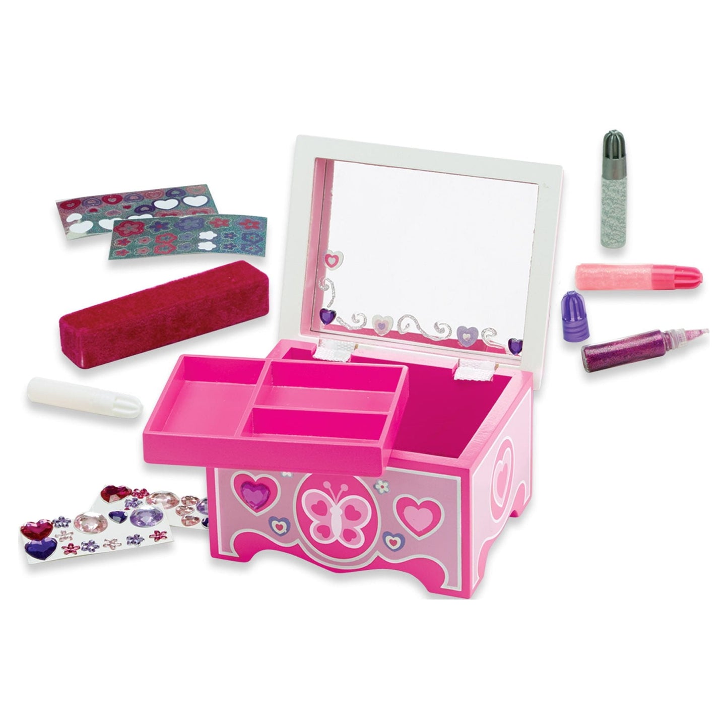 Melissa & Doug Created by Me! Heart Box Wooden Craft Kit