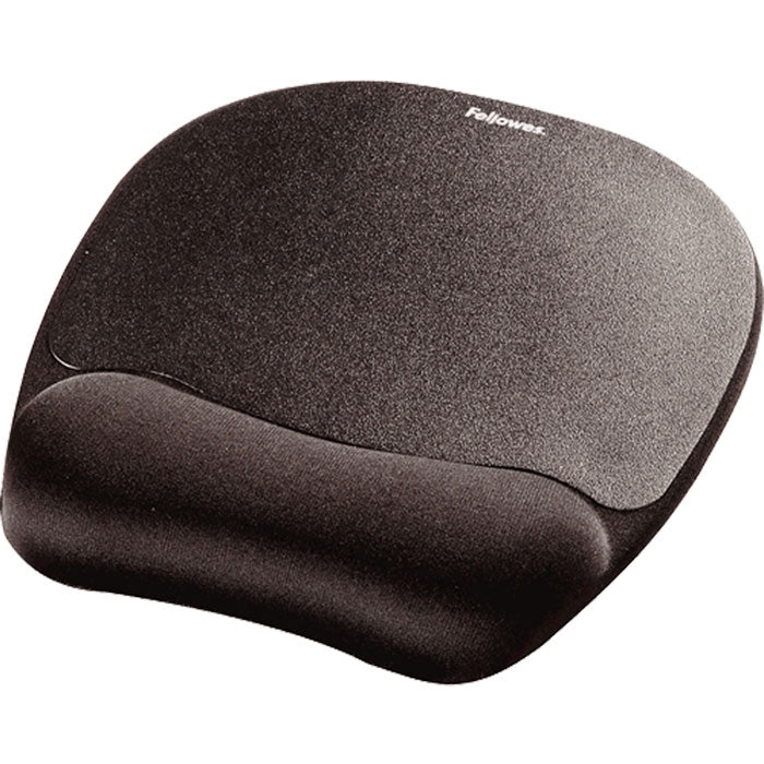 Adesso TRUForm Mouse Pad with Memory Foam Wrist Support - Black