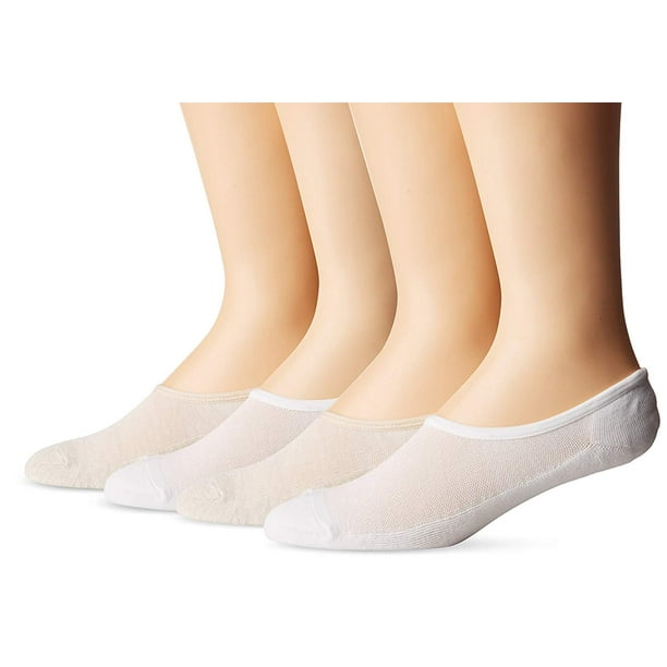 Russell Fashion Foot Men's No Show Liner Socks - Black, 2 pairs