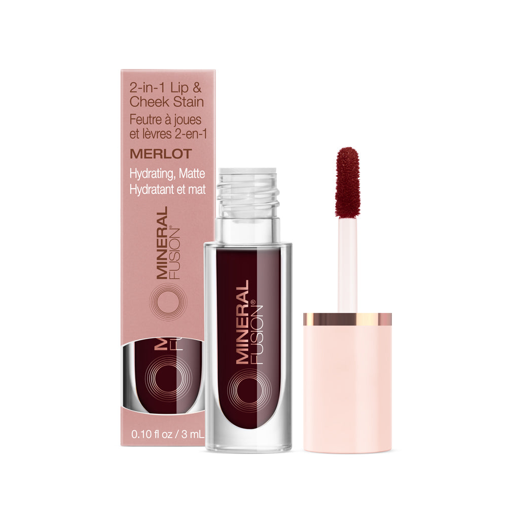 MINERAL FUSION STAIN,LIP,CHEEK,MERLOT