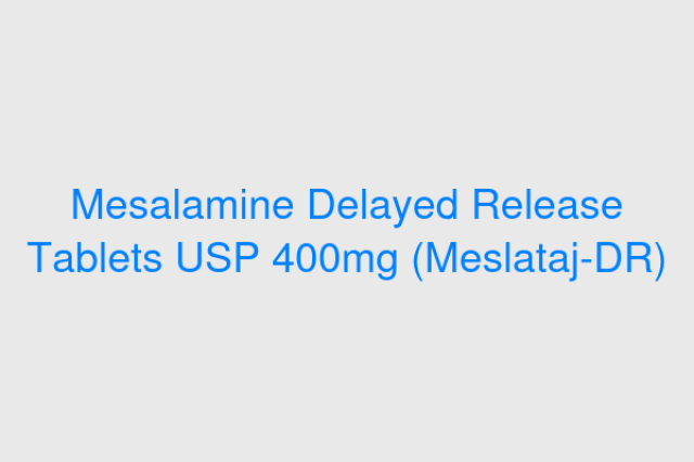 MESALAMINE CP 400MG 180 DR