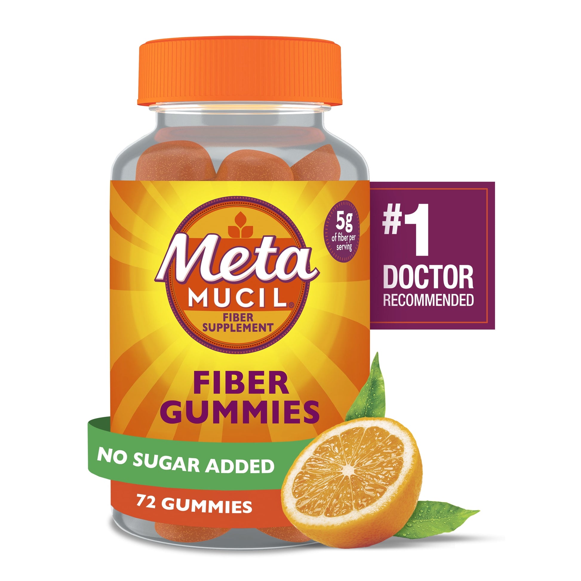 METAMUCIL FIBER SUPPLEMENT GUMMIES 72CT