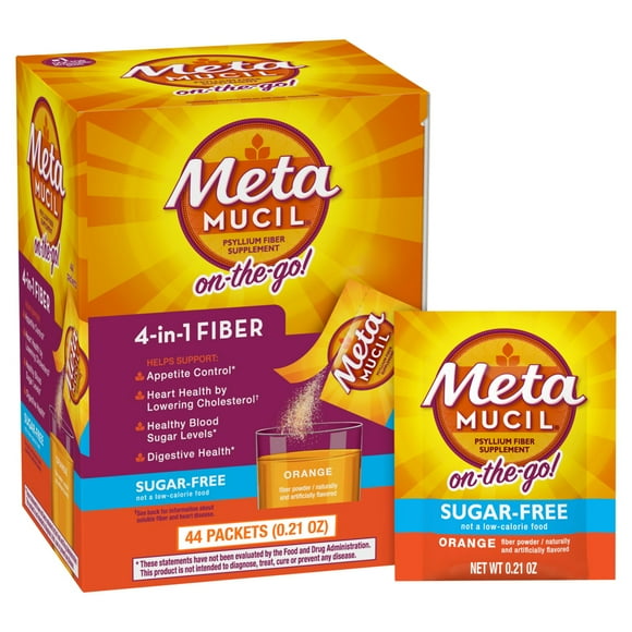 METAMUCIL FIBER+CLGN PW 564GM ORN