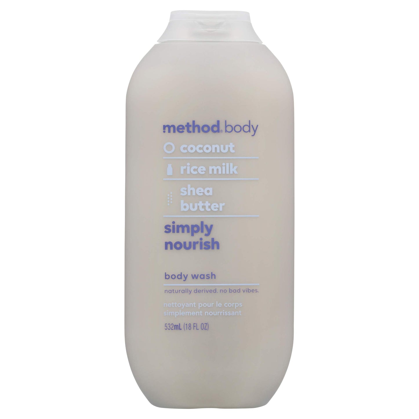Method Simply Nourish Body Wash - Trial Size, 3.4 oz