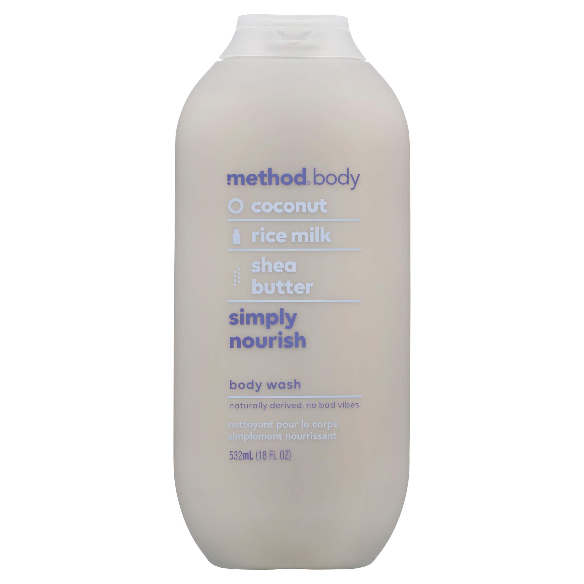 Method Simply Nourish Body Wash - Trial Size, 3.4 oz