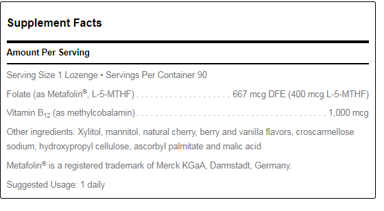 L-METHYL-B6-B12 TAB 90CT