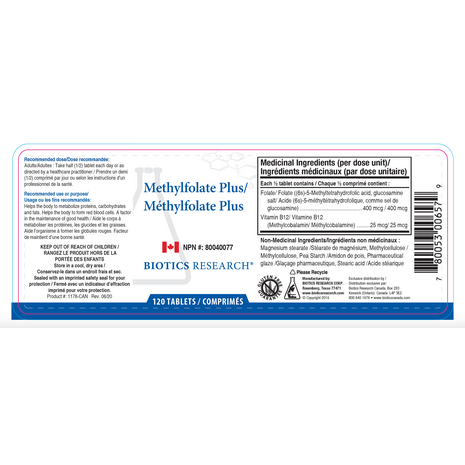 METAFOLBIC PLUS RF TB 90 CPLT