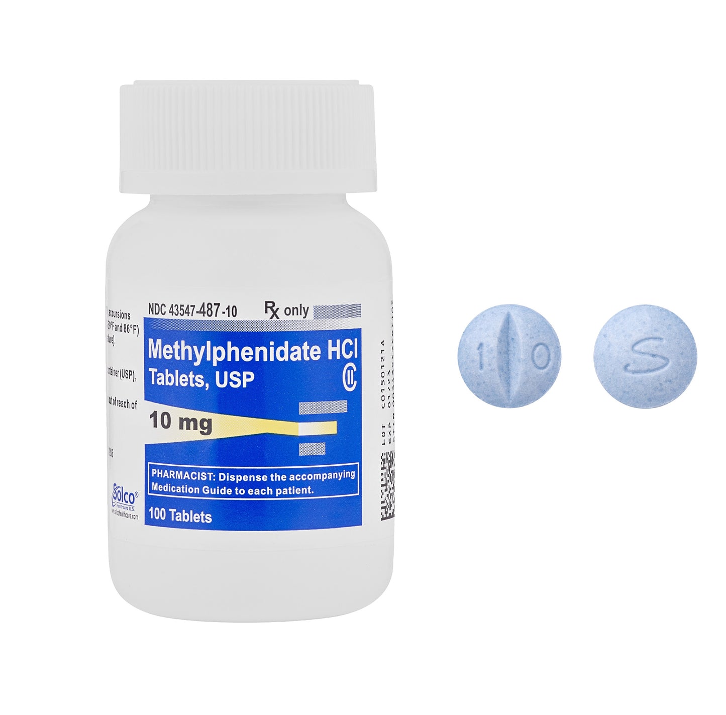 METHYLPHENIDATE TB 5MG 100     C2