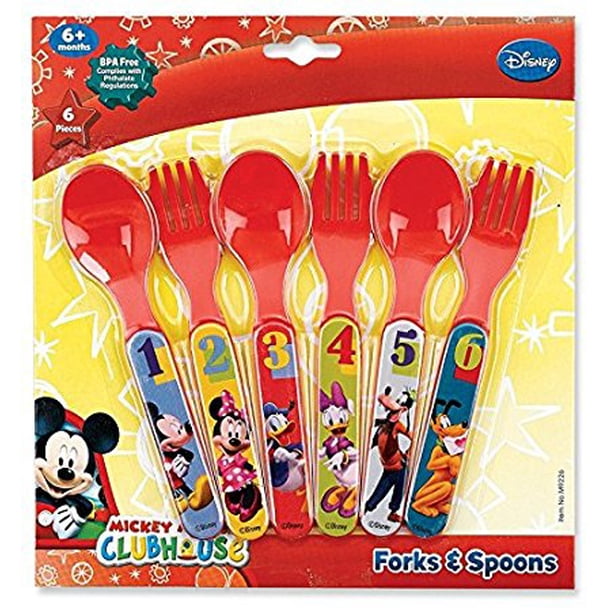 Disney Baby Mickey & Minnie Mouse Fork and Spoon Set - Assorted