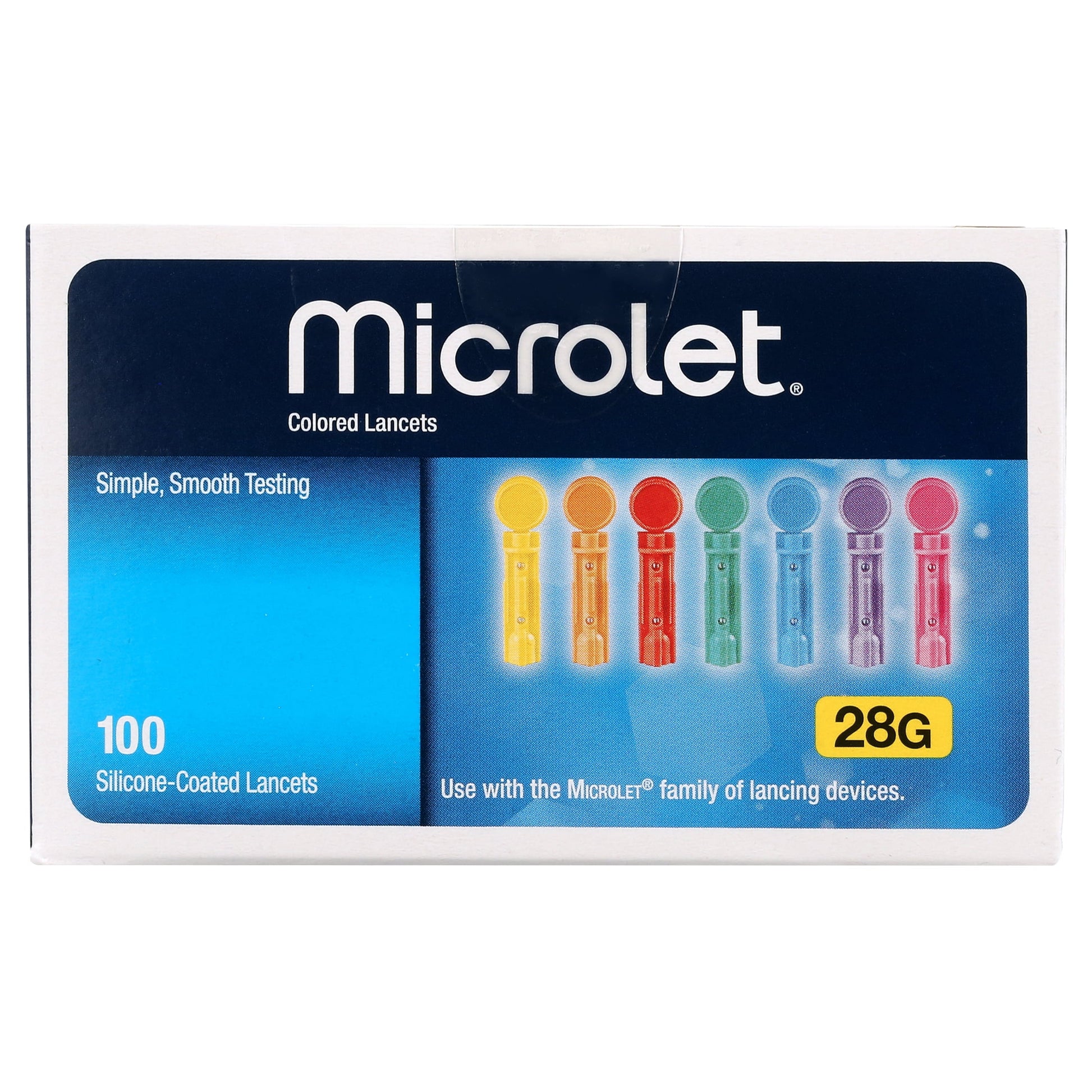 MICROLET LANCET COLOR 100CT
