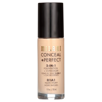 Milani Conceal + Perfect 2-in-1 Foundation + Concealer - 00BB Nude