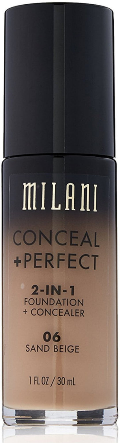 Milani Conceal + Perfect 2-in-1 Foundation + Concealer Sand Beige