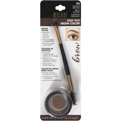 Milani Stay Put  Brow Color Natural Taupe